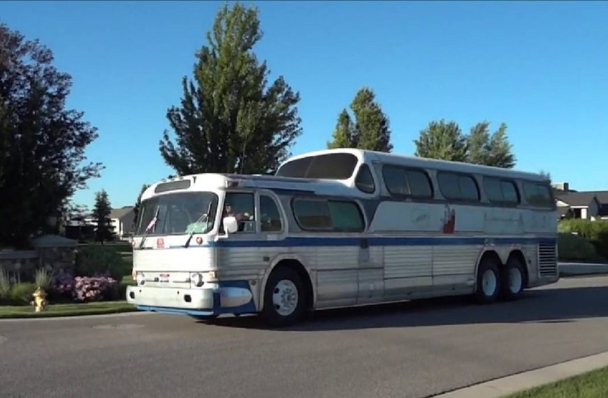 Vintage Double-Decker Greyhound Bus for Sale: Unique Transportation Collectible