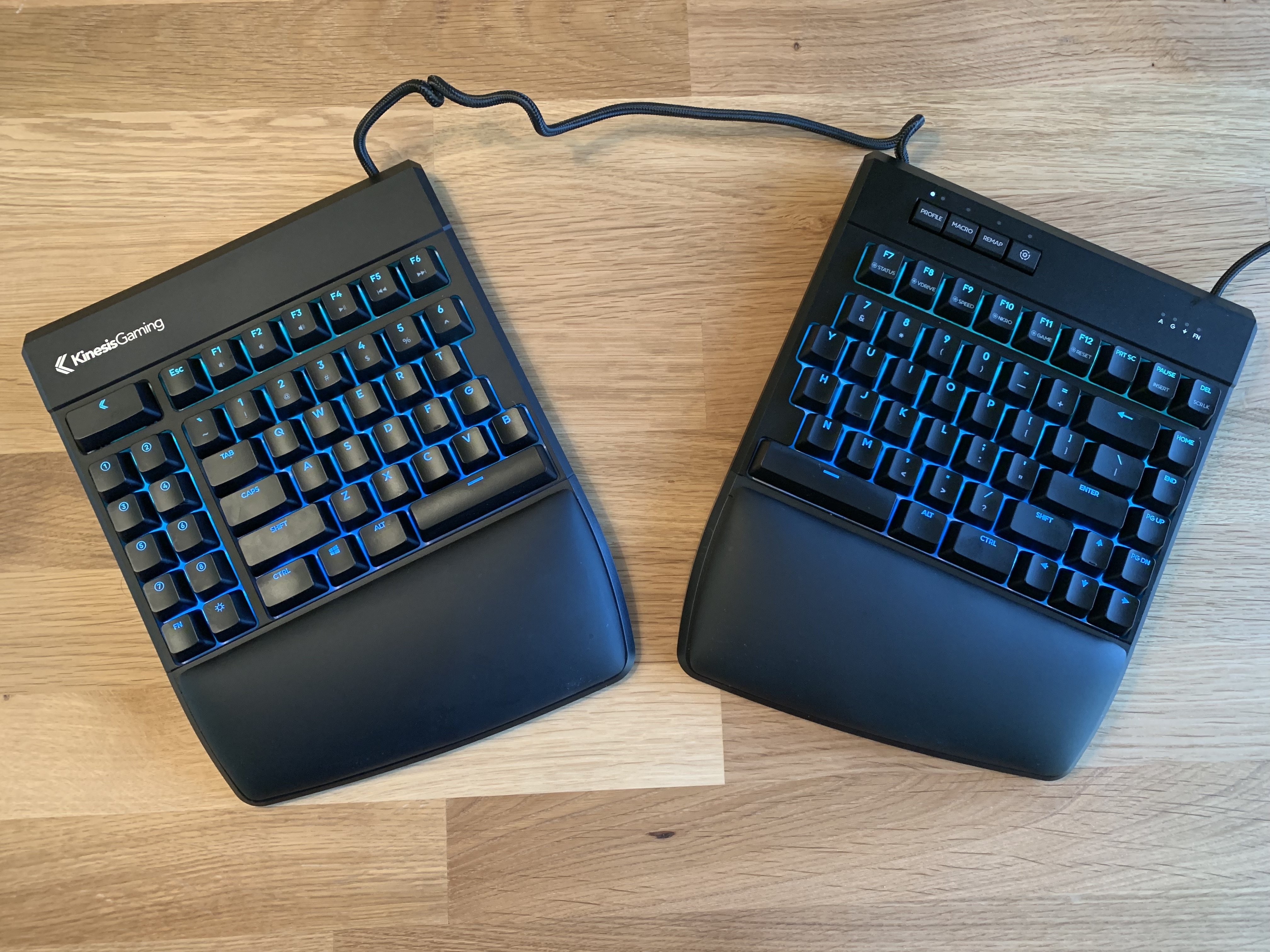 Kinesis Gaming Freestyle Edge RGB Split Mechanical Keyboard