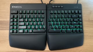 Kinesis Freestyle Edge RGB Split Gaming Keyboard - Top-Down Together