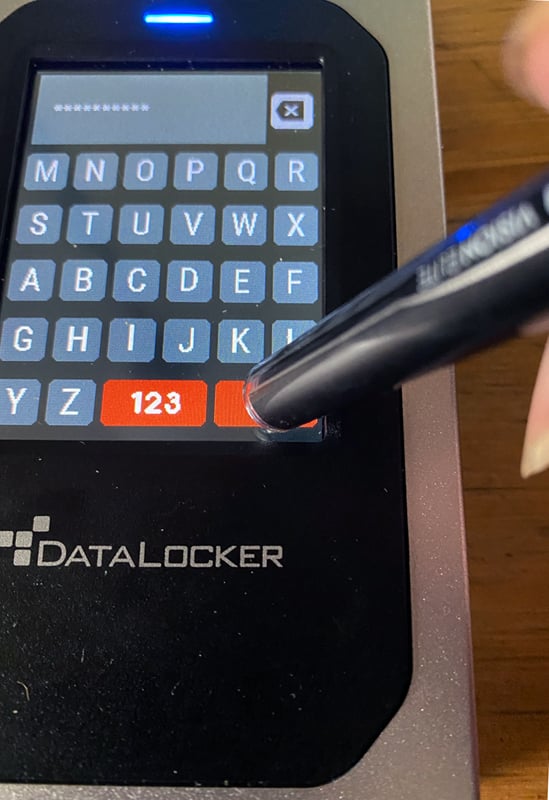 DataLocker DL4 FE: Keypad