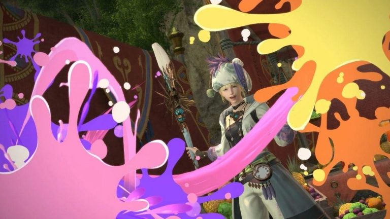 Creative Quest: Pictomancer Unleashes Artistic Fury in Final Fantasy XIV with Real Paintbrush