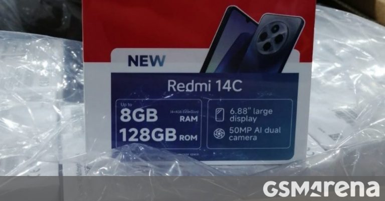 Redmi 14C leaked retail box reveals design, key specs