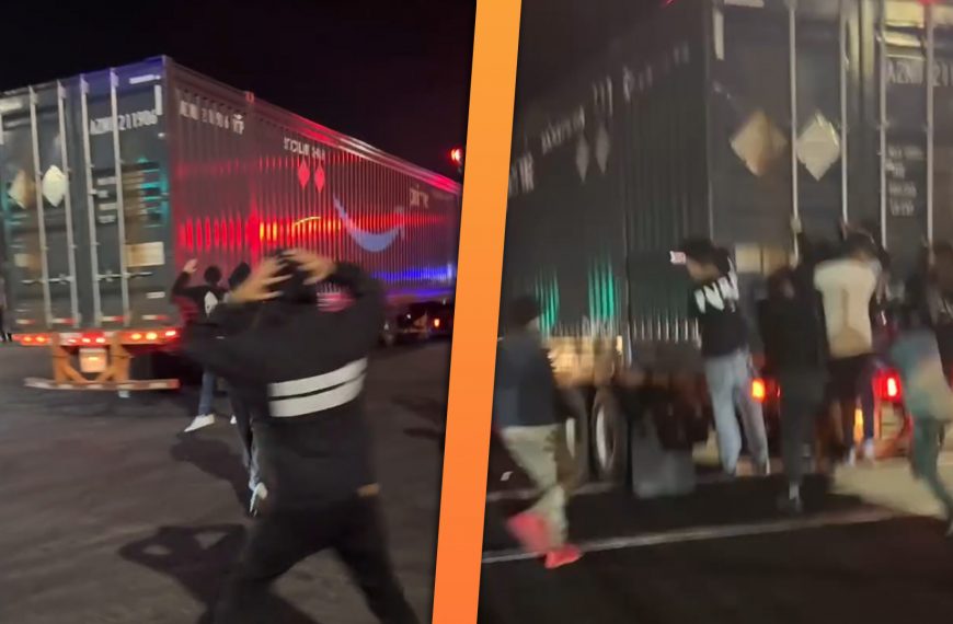 California Street Takeover: Amazon Semi-Truck Pulls Off Epic Donut in Jaw-Dropping Stunt