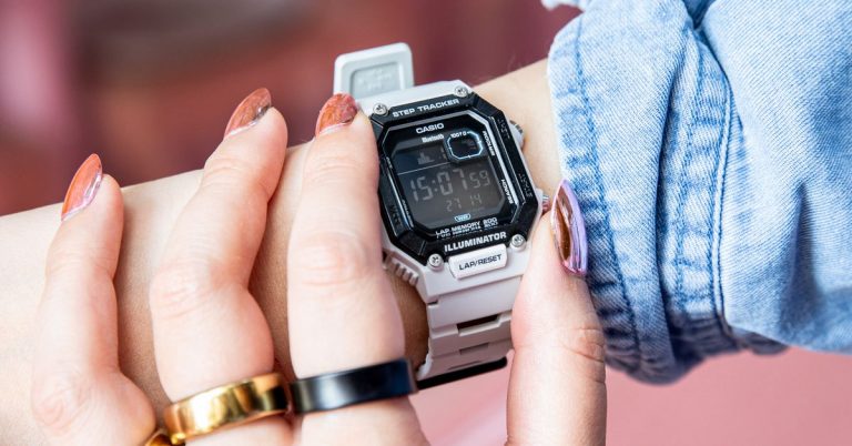 This $56 Casio watch is a retro step tracking dream