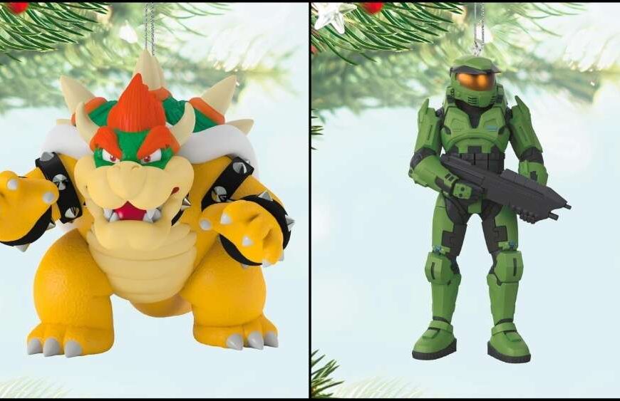 Power Up Your Holiday Decor with Retro Gaming Ornaments