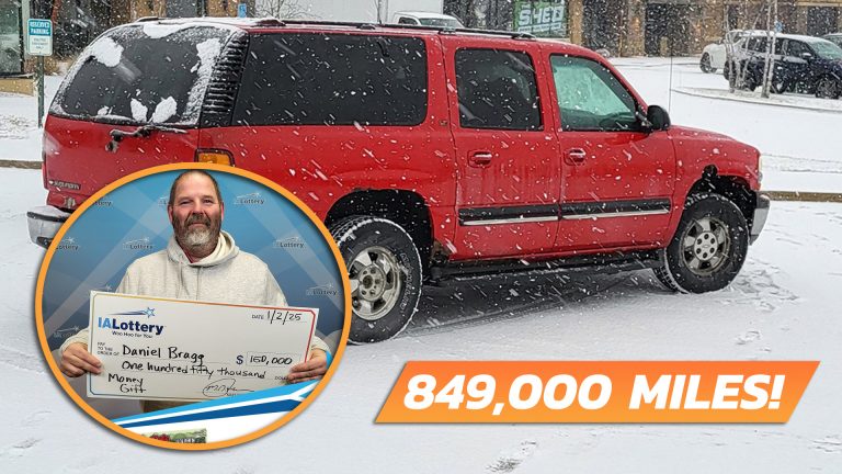 Unbelievable Journey: Iowa Man Hits 849,000-Mile Mark in Chevy Suburban to Claim $1 Million Lottery Prize