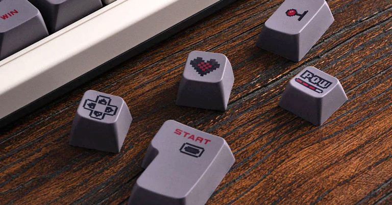 Unleashing Retro Gaming Bliss: Order 8BitDo NES-Themed Keycaps at a Touch