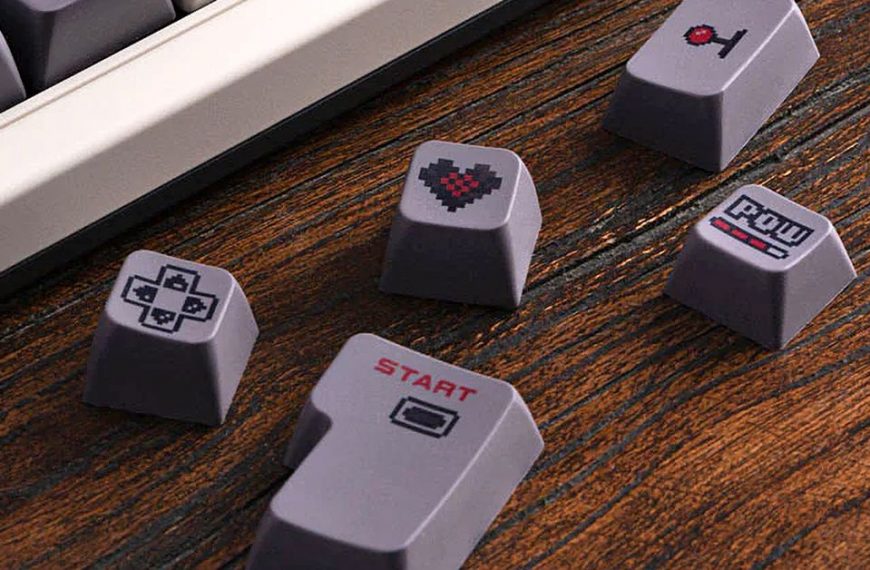 Unleashing Retro Gaming Bliss: Order 8BitDo NES-Themed Keycaps at a Touch