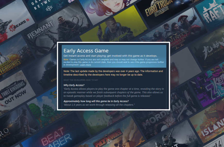 Steam Issues Warning for Abandoned…