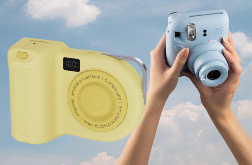 Revolutionize Your Photography with Belkin’s Game-Changing PowerGrip for Instax Mini 12