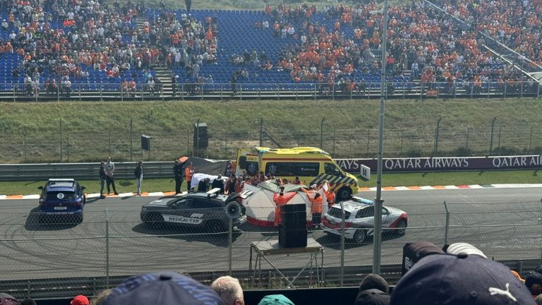 Dutch Grand Prix Motorcycle Stunt Ends in Major Crash