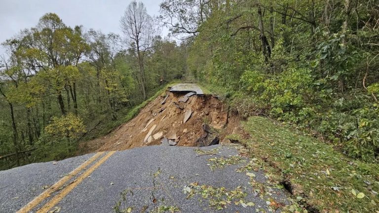 Catastrophic Storm Damage Forces Indefinite Closure of Blue Ridge Parkway