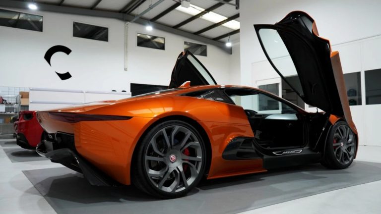 Ian Callum makes the Jaguar C-X75 concept street-legal