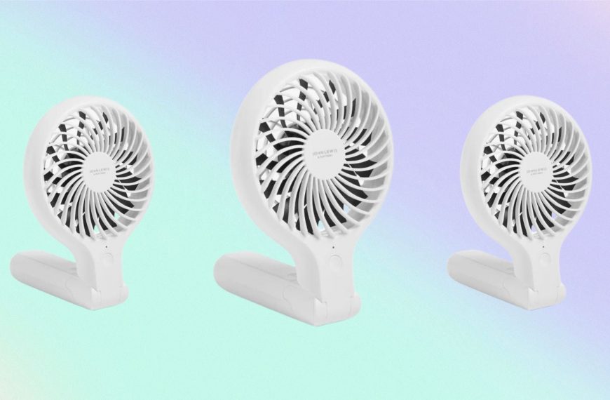 John Lewis’ handheld fan is…