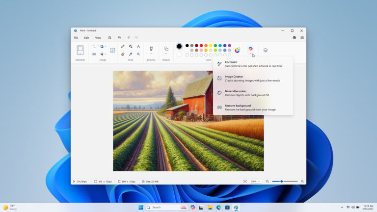 Revolutionize Your Digital Art with Microsoft Paint’s AI-Powered Brushstrokes