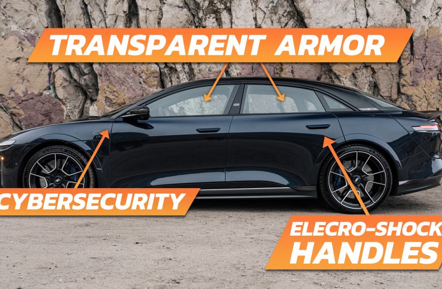 Bulletproof Lucid Air Sapphire Is a 200-MPH Armored Automobile With Impenetrable Cybersecurity