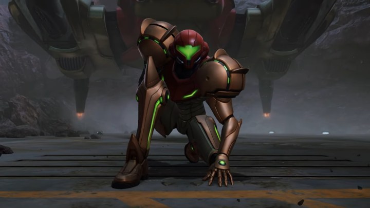 Samus in the first trailer for Metroid Prime 4 Beyond.