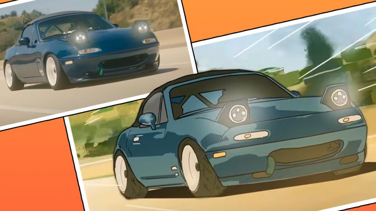 Unlocking the Art of Speed: How a Spider-Verse Artist Turned His Initial D Dreams into a Reality with a Miata