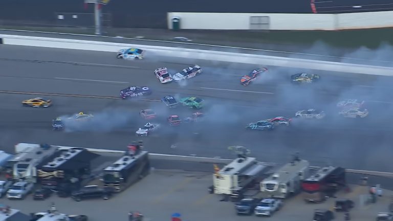 Unleashing Chaos: Record-Breaking Talladega Crash Rocks NASCAR Cup Series History