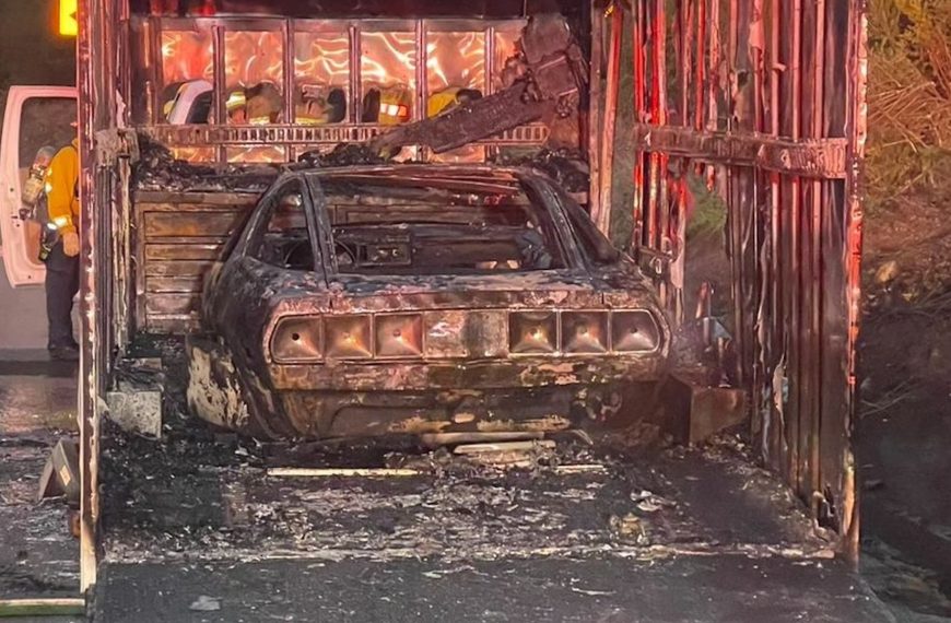 Historic Ford Ghia Probe Concept Scorched In Trailer Fire After Monterey Appearance