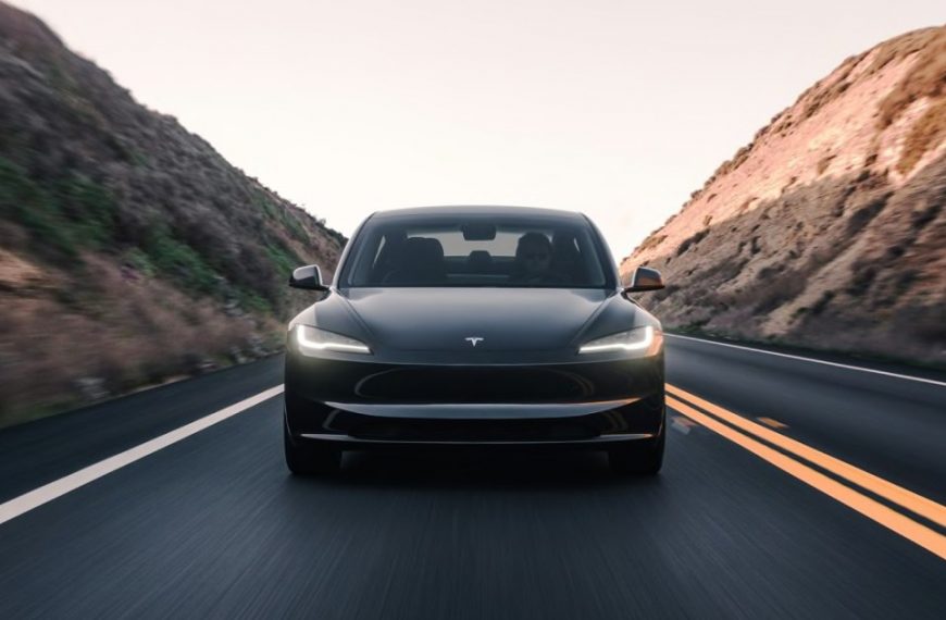 The base Tesla Model 3…