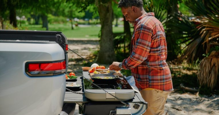 Rivian Travel Kitchen takes tailgating to the next level