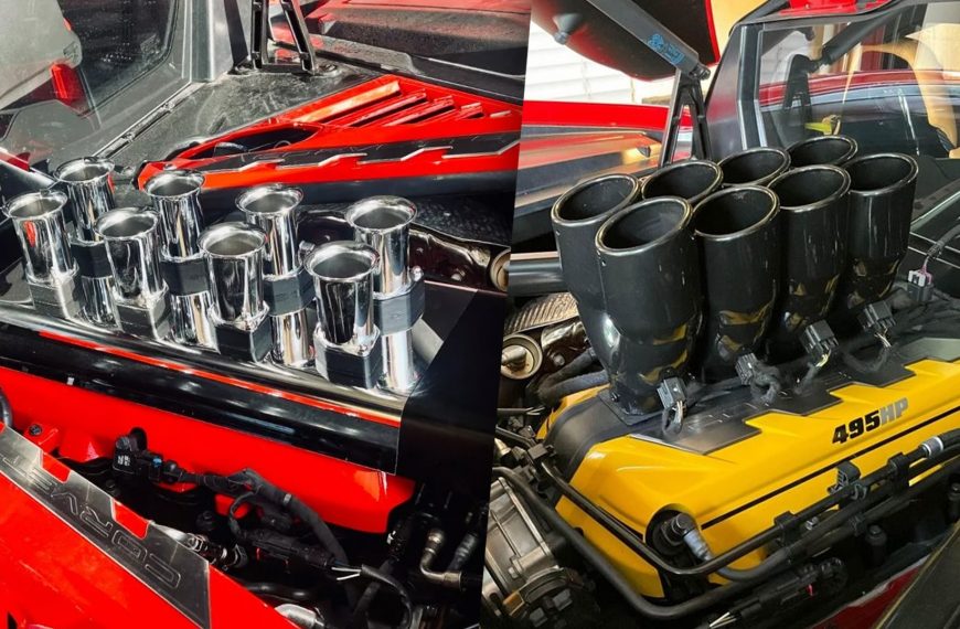 C8 Chevy Corvette Owners Love Fake Velocity Stack Engine Covers, Apparently