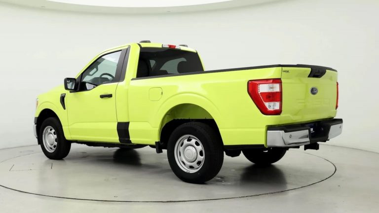 Uncover the Surprising Reason Behind the 11 Identical Lime Green Ford F-150s at CarMax