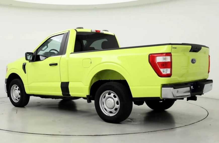 Uncover the Surprising Reason Behind the 11 Identical Lime Green Ford F-150s at CarMax