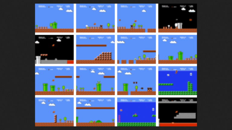 AI-Powered Mario Mayhem: Glitchy Recreation of Super Mario Bros. Classic