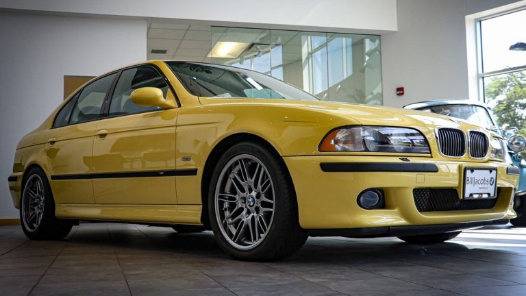 Exclusive: 633-Mile Dakar Yellow E39 BMW M5 for Sale at $280K: High-Performance Luxury Car Holdout