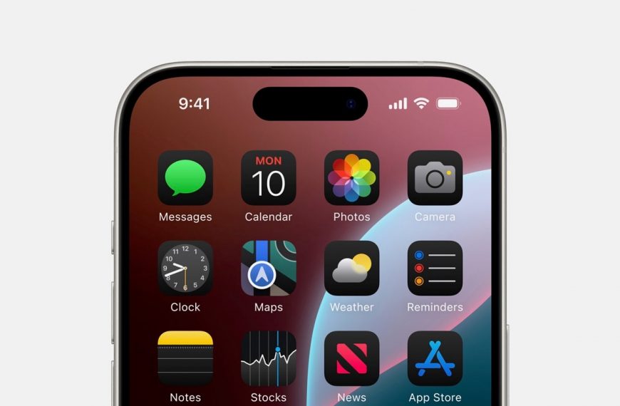 The iPhone home screen will…