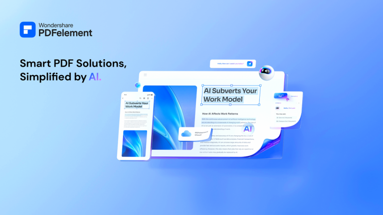 Unlock High-Productivity with Wondershare PDFelement 11: AI-Powered PDF Tools for Efficient Workflow