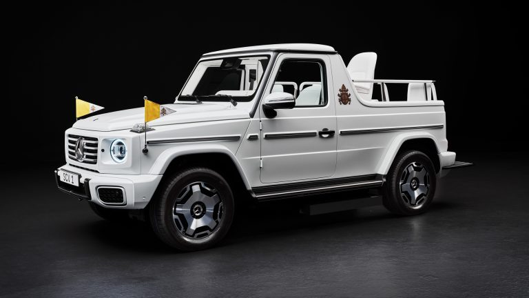 Pope’s Eco-Friendly Tank Ride: Electric G-Wagen Unleashed