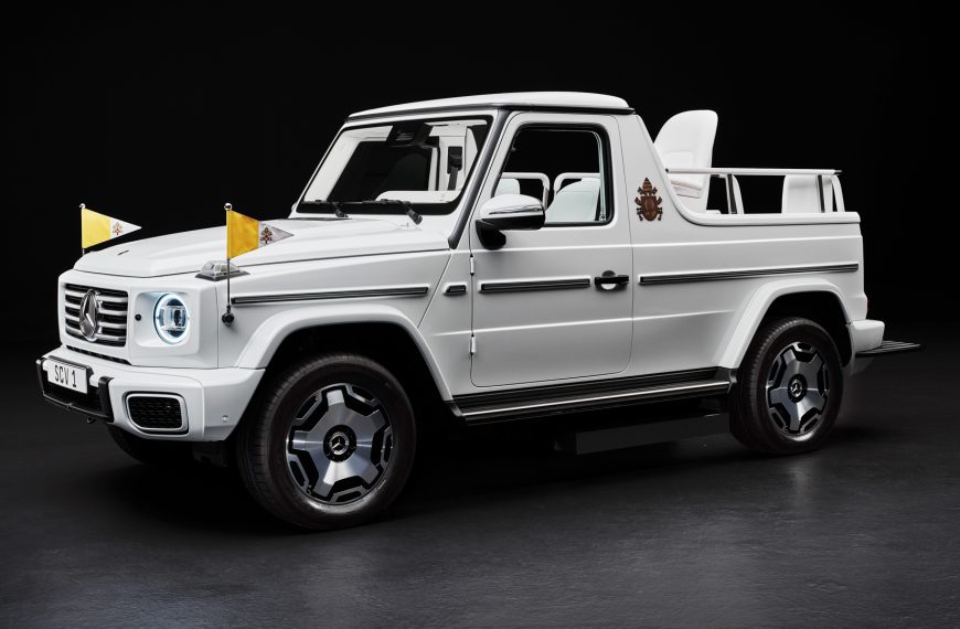 Pope’s Eco-Friendly Tank Ride: Electric G-Wagen Unleashed