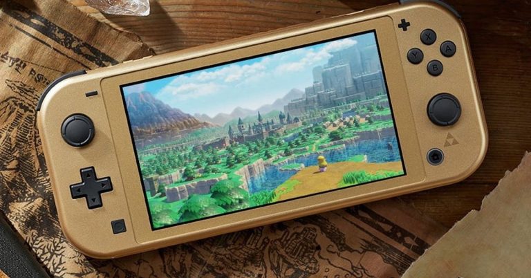 Nintendo’s Zelda-themed ‘Hyrule Edition’ Switch Lite is finally up for preorder