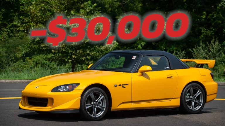 Boost Ultra-Rare 7-mile Honda S2000 Value to $30,000