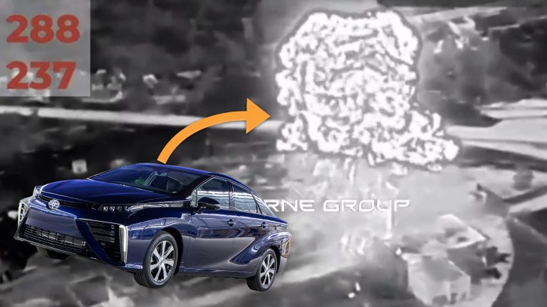 Ukrainians Turned a Toyota Mirai Into a Hydrogen Bomb to Use Against Russia